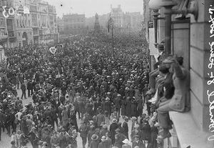 마이클 콜린스의 장례 행렬, 더블린, 1922년