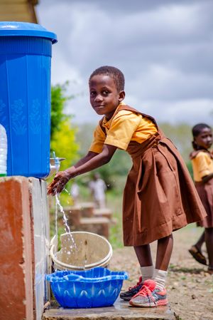 코로나19 팬데믹 기간 중 손씻기