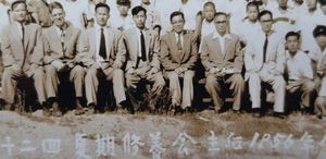 고려신학교 교수들, 좌로부터 한상동, 한부선, 박윤선, 전칠홍, 박손혁, 1956년