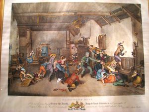 「Blind-Man's Buff（눈가리개鬼）」데이비드 윌키 작, 1820년대