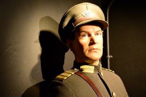 더블린, 아일랜드 국립 밀랍 인형 박물관 플러스(National Wax Museum Plus)에 있는 마이클 콜린스 밀랍 인형