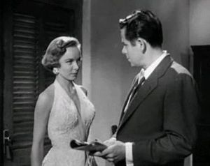 다이아나 린과 글렌 포드가 1953년 영화 플런더 오브 더 선에 출연한 모습