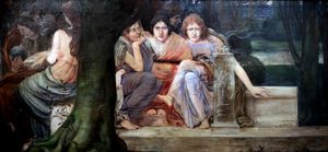  "문학 장르의 알레고리", 콩스탕 몽탈드 작