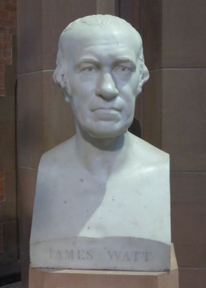 스코틀랜드 국립 초상화 미술관에 있는 와트의 흉상