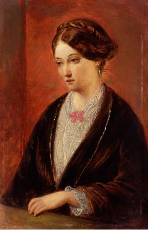 오거스터스 에그(Augustus Egg)가 1840년대에 그린 나이팅게일의 초상화