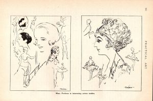 마누엘 로젠버그(Manuel Rosenberg)가 1922년에 그린 안나 파블로바의 사인이 된 스케치