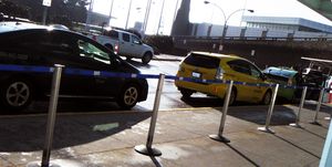 YVR 택시 승하차 구역