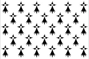 브르타뉴 공국의 국기.