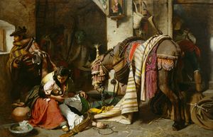 존 필립의 죽어가는 밀수꾼, 1858년