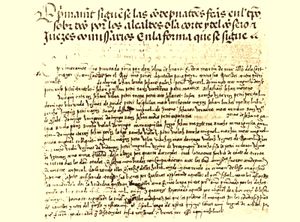 1514년, 페르난도 2세에 의한 이베리아 나바라 정복 이후 나바라인들에 대한 반역죄 판결