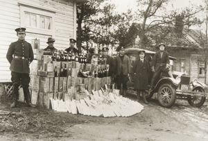 1920년대경 핀란드에서 압수된 알코올