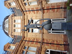 그리니치 왕립 천문대의 유리 가가린 동상