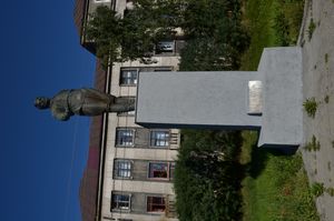 러시아 메드베지예고르스크의 키로프 기념상.