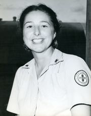 솔로몬 제도 과달카날 섬, 카니 공군 기지의 적십자 여성 자원봉사자, 1944년 8월