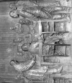 아마주바 언덕 근처 오닐 코티지에서 폴 크뤼거와 이블린 우드 경 간의 평화 회담