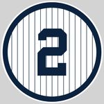 지터의 등번호 "2".뉴욕 양키스의 영구 결번으로 2017년 지정.