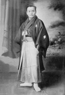 대동류합기유술의 스승 다케다 소카쿠의 사진 (1888년경)