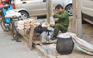 중국 타이위안에서 본 팝콘 "대포"