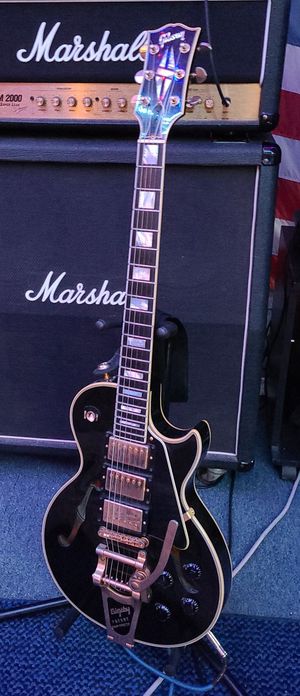 Gibson Memphis 블랙 뷰티 골드 하드웨어