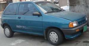 기아 프라이드 (3도어 전기형) 정측면