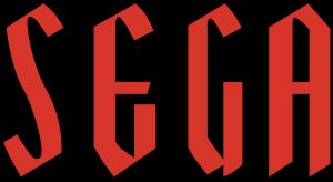 빨간색 글씨로 된 "세가"라는 단어