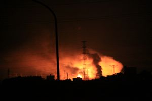 센다이항에서 발생한 화재(2011년 3월 13일)