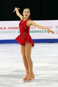 2016년 세계 주니어 피겨스케이팅 선수권 대회에서의 혼다 마린