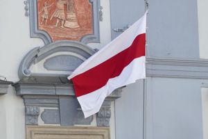 1918년, 1943년-1944년 벨라루스 중앙위원회, 1991년-1995년에 사용되었던 벨라루스의 옛 국기는 알렉산드르 루카셴코 정부에 대한 반대의 상징으로 널리 사용되고 있다.