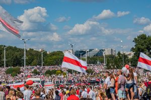 2020년 8월 23일 민스크에서 루카셴코에 반대하는 집회