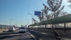 금천고가교 표지판(하행)