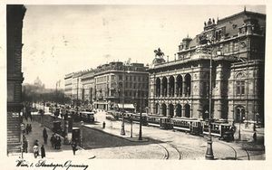 링슈트라세의 사진이 인쇄된 엽서