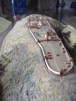 10세기 프라하 성과 그 주변 모형