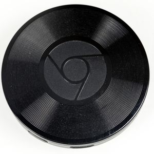 3.5mm 오디오 케이블이 연결되지 않은 크롬캐스트 오디오