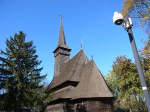 국립민속박물관의 전통 목조 교회