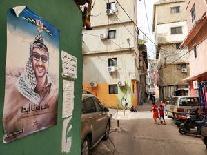 샤틸라 난민촌 베이루트 외곽, 2019년 5월