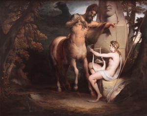 제임스 배리(James Barry)의 아킬레우스의 교육 (약 1772년) (예일 영국미술센터(Yale Center for British Art))