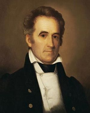 렘브란트 필(Rembrandt Peale)이 그린 중년의 존슨 초상화