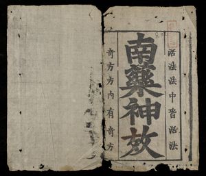 14세기 베트남 전통 의학 기록인 "Nam dược thần hiệu"