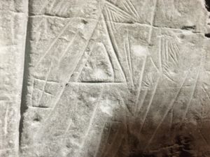 카니유(Canillo)의 로크 드 레스 브뤼셰스(Roc de les Bruixes) 선사시대 성역(세부)