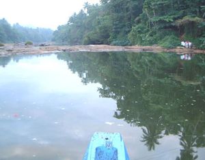 2004년 영화 촬영을 위해 다리가 만들어진 키툴갈라(Kitulgala), 스리랑카(Sri Lanka) 사진