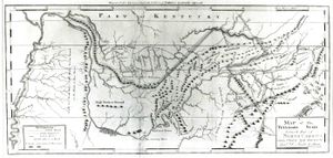 대니얼 스미스(Daniel Smith) 비서관의 "테네시 주 지도"(1796)