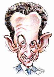 2007년 프랑스의 사르코지 풍자화