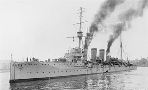 HMS 글로스터, 1917년