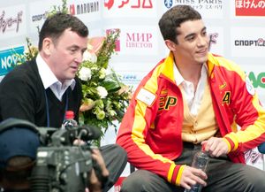 하비에르 페르난데스(Javier Fernández) 지도 시절 (2011년 로스텔레콤컵에서)