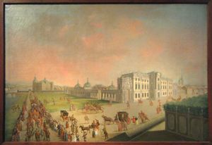 아니치코프 궁전(Anichkov Palace)에서의 옐리자베타 출발