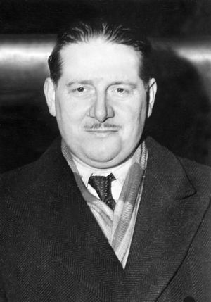 1949년 2월, 독일 및 오스트리아 담당 프랑스 총재 시절의 알랭 포에르