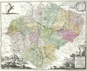 1712년 보헤미아의 행정 구역