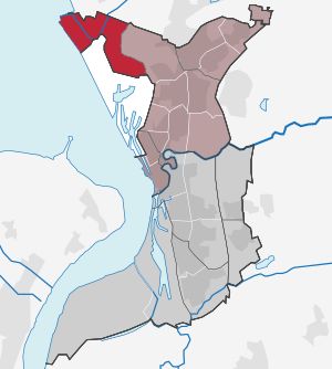 베데바르덴 시가지 지도