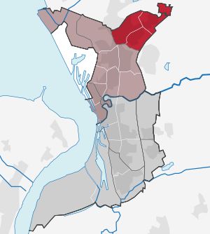 레어하이데 시가지 지도