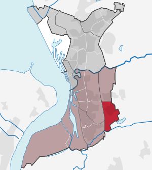 주르하이데 시가지 지도